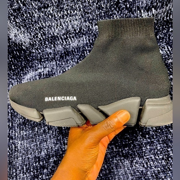 Balenciaga Men’s Speed Knit Sock Trainer Sneaker - Picture 1 of 13